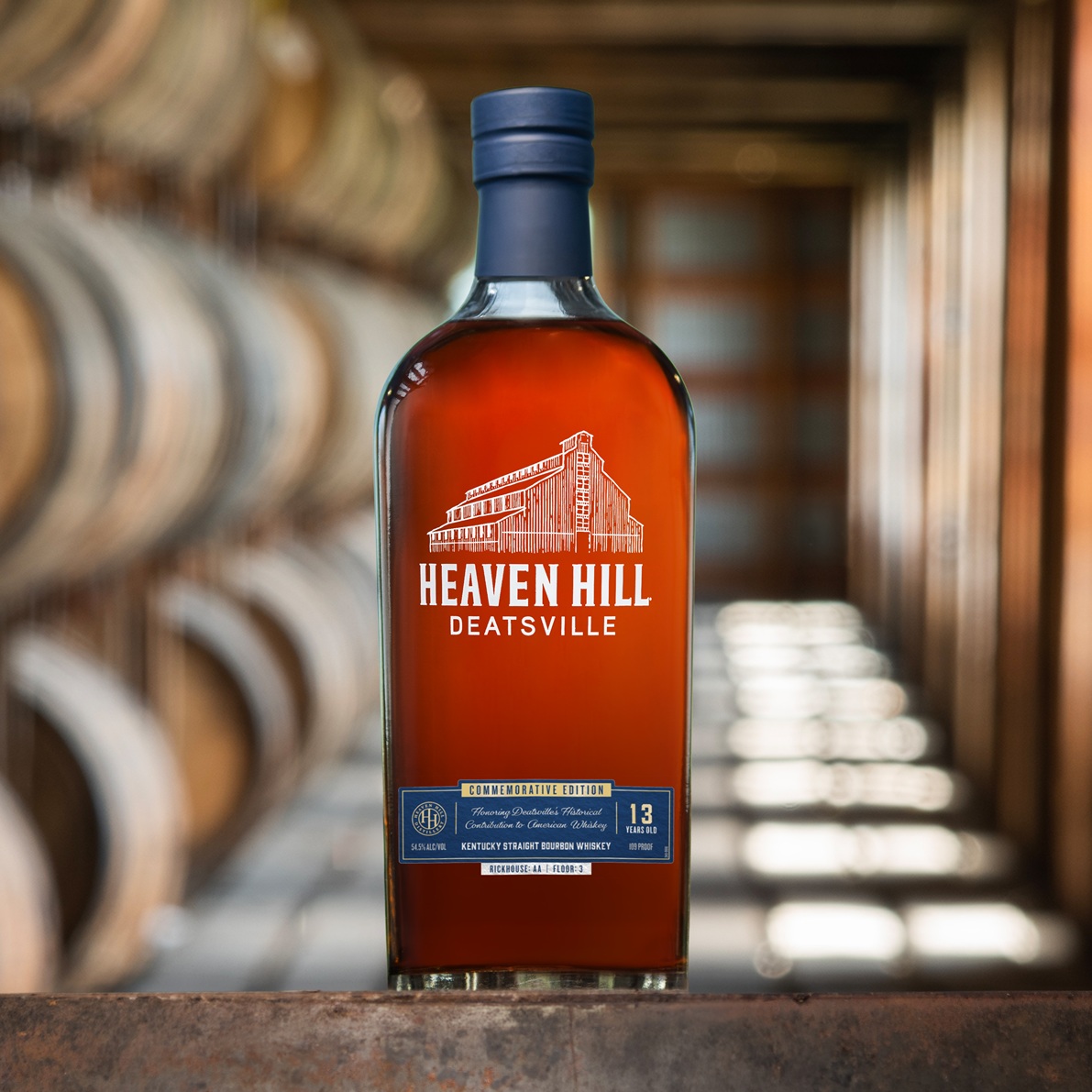 Heaven Hill Deatsville bottle in Rickhouse_2026