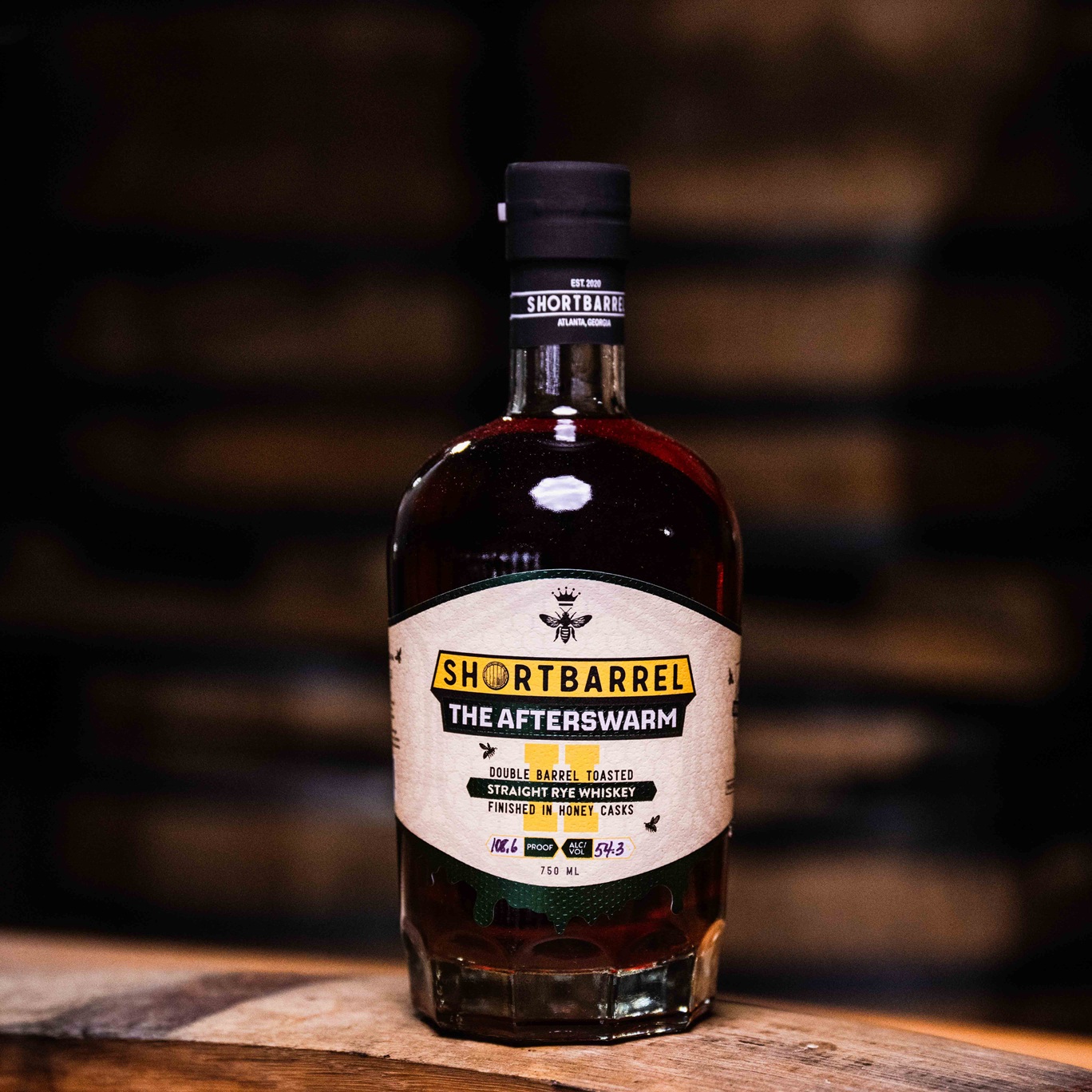 Shortbarrel Shortbarrel Afterswarm Honey Rye bottle