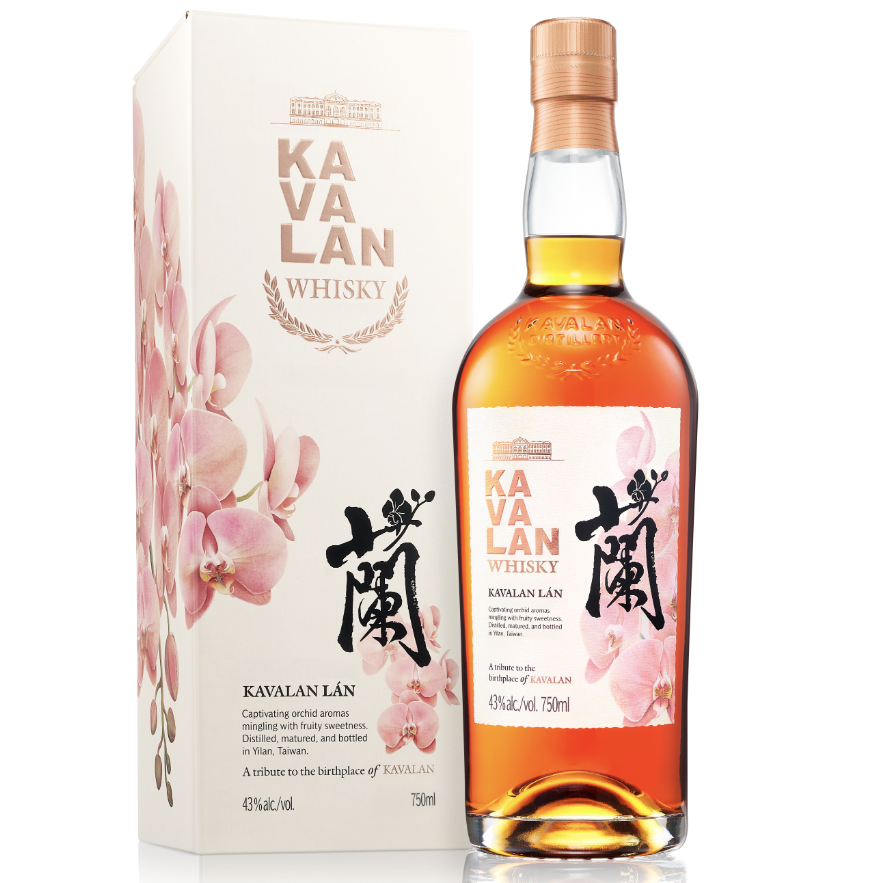 Kavalan LÁN Single Malt Whisky bottle with box