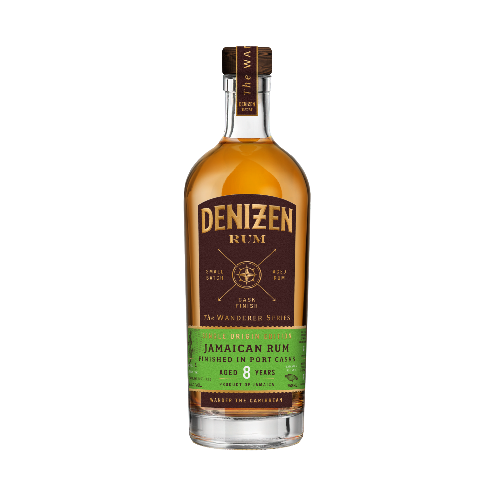 Denizen Rum Wander Series No. 1 bottle Jaimaican