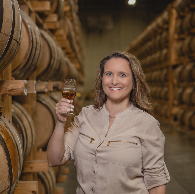 Allisa Henley AJ Bond distillery rickhouse