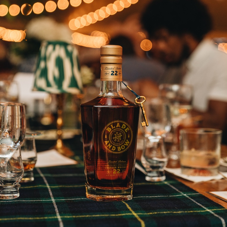 Blade and Bow 22-Year-Old 2026 bottle on bar