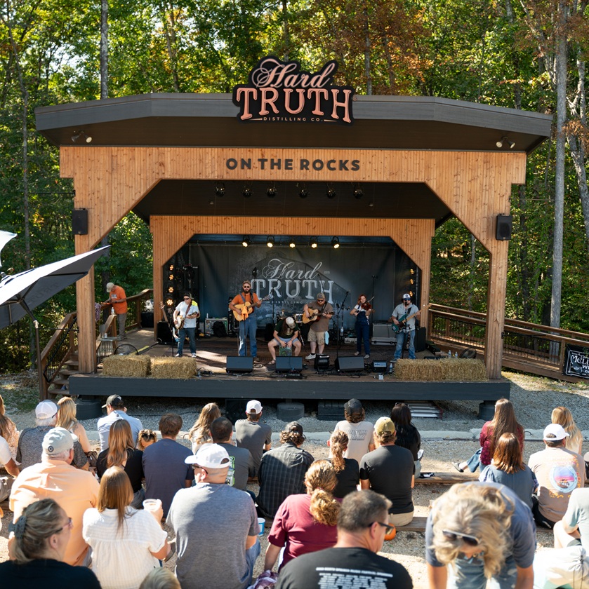 Hard Truth on the Rocks stage