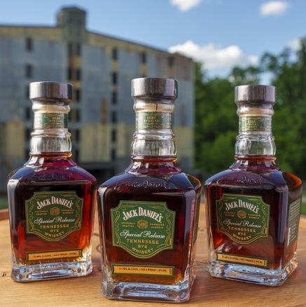 Jack Daniel's Special Release Barrel Proof Rye bottles