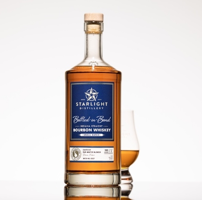 Starlight Distillery Bottled in Bond Dana Huber edition bottle