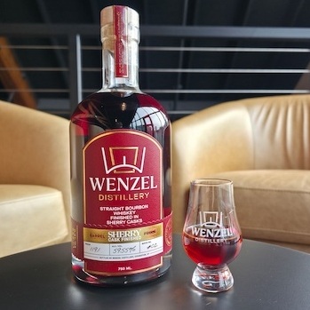 wenzel.sherry.barrel.finished.bourbon.batch.2 bottle and pour