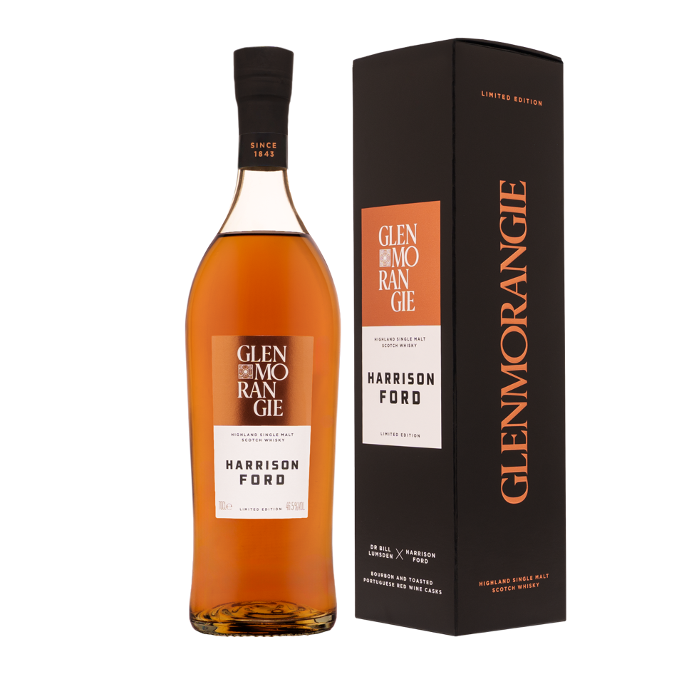 Glenmorangie Harrison Ford Edition bottle with box