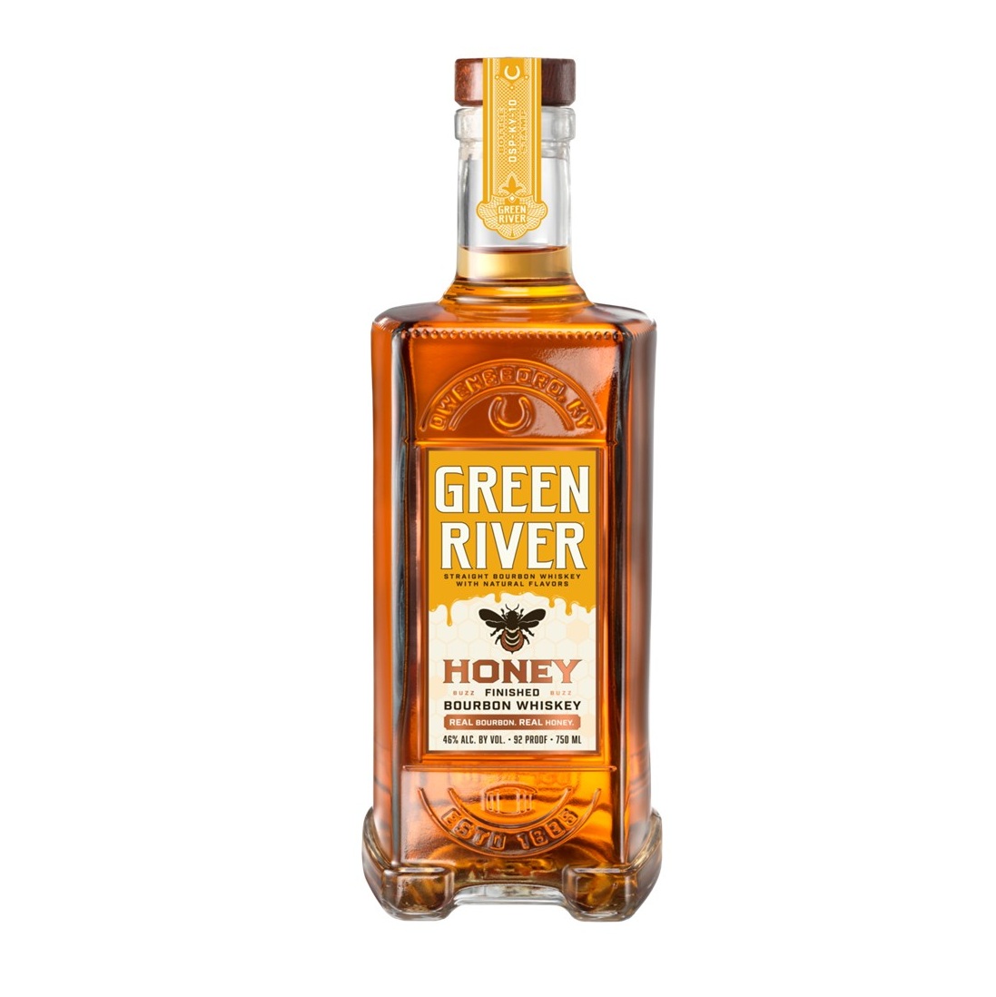Green River Honey Barrel finished bottle SQUARE