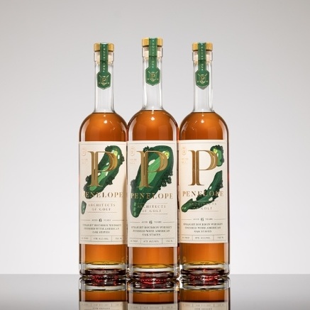 Penelope Bourbon Architects of Golf bottles