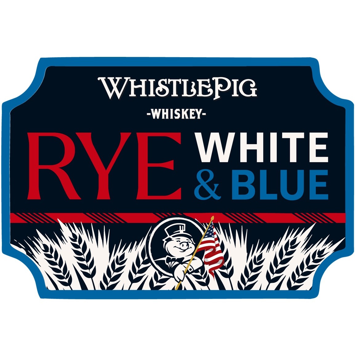 WhistlePig Red White and Blue logo