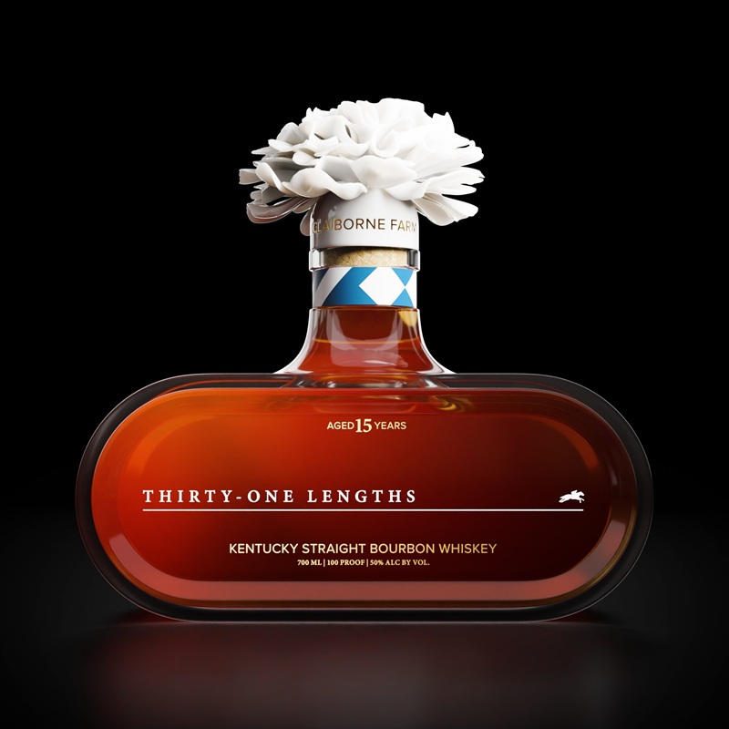 Hallowed Spirits Co thirty-One Lengths Bourbon bottle Secretariat