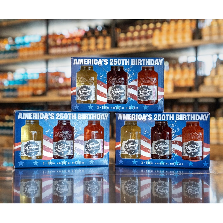 Ole Smoky America's 250th Minis Pack commemorative set SQUARE