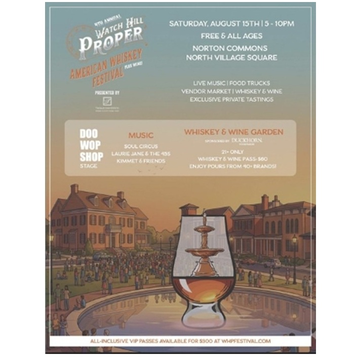 Watch Hill Proper Whiskey Festival flyer