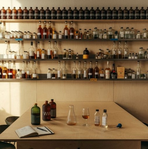 Woven Scotch Whisky Bottles