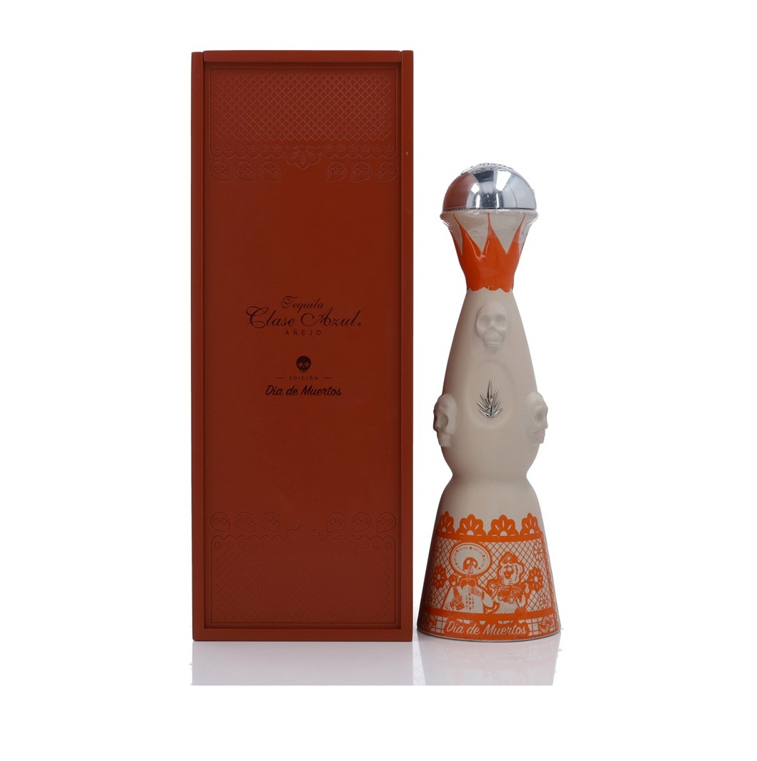 Clase Azul Tequila Dia de Muertos bottle and box Sotheby's record