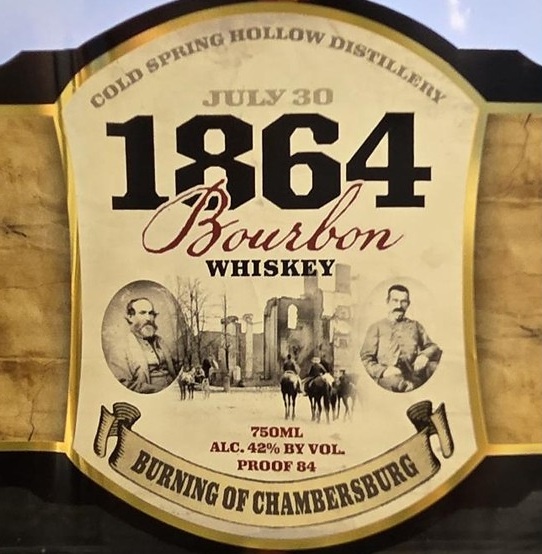 Cold Spring Hollow Distillery 1864 Bourbon sign