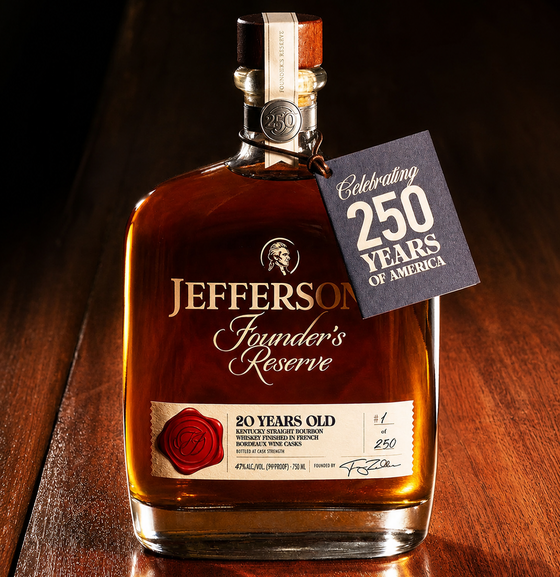 Jefferson's Bourbon Founder's Reserve 20 Year bottle