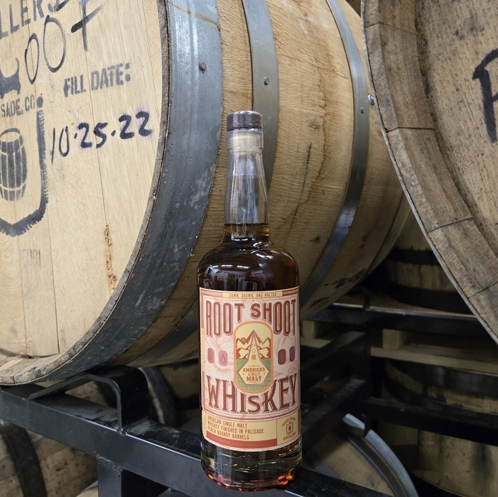 Root Shoot Spirits Peach whiskey
