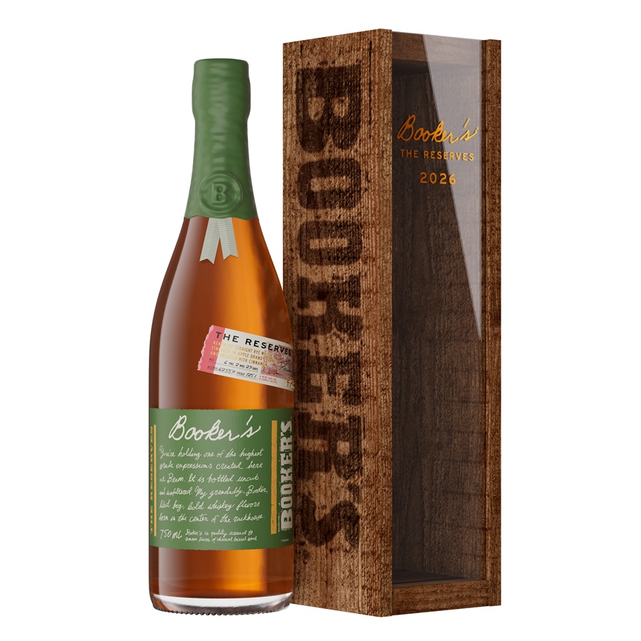 Booker's Rye 2026 bottle and box