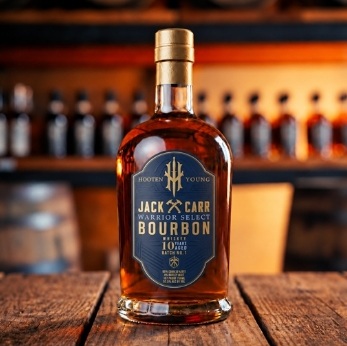 Hooten Young x Jack Carr Warrior Select Bourbon bottle