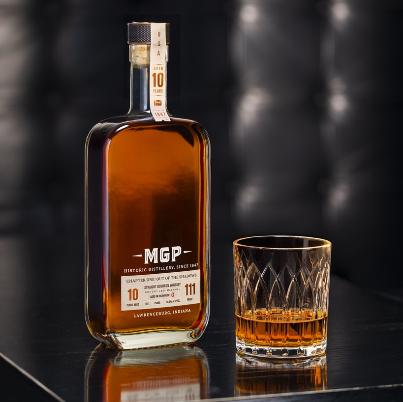 MGP Chapter One Out of the Shadows bottle and pour