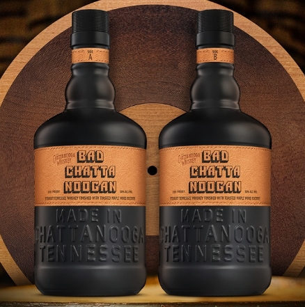Chattanooga Whiskey Bad Chattanoogan bottles