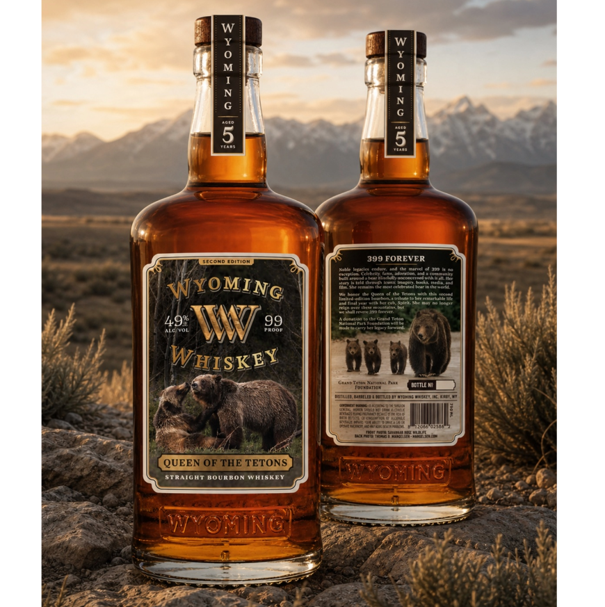 Wyoming Whiskey Queen of the Tetons 2026 bottles SQUARE